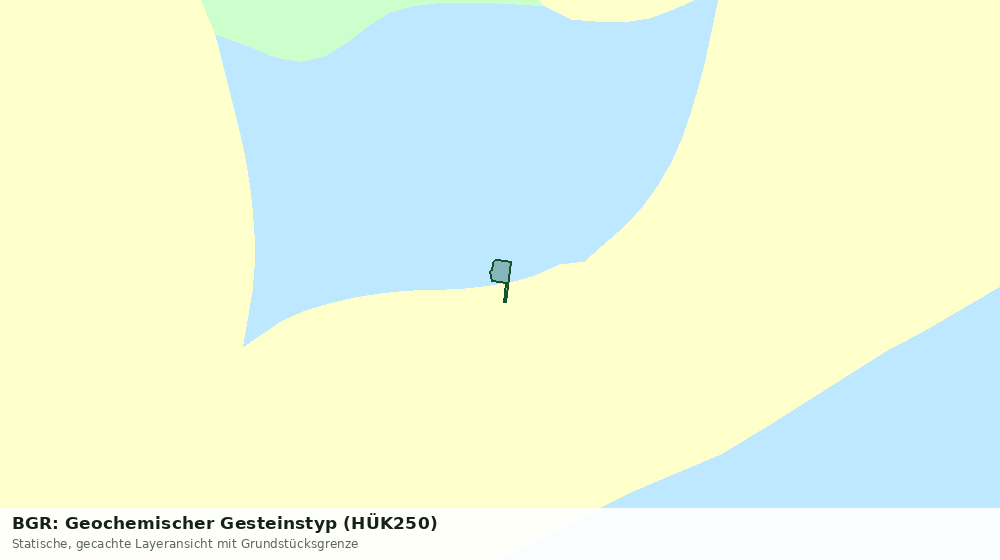 Statische Kartenansicht: BGR: Geochemischer Gesteinstyp (HÜK250)