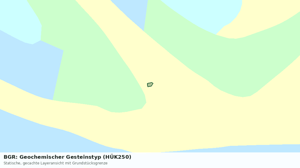 Statische Kartenansicht: BGR: Geochemischer Gesteinstyp (HÜK250)