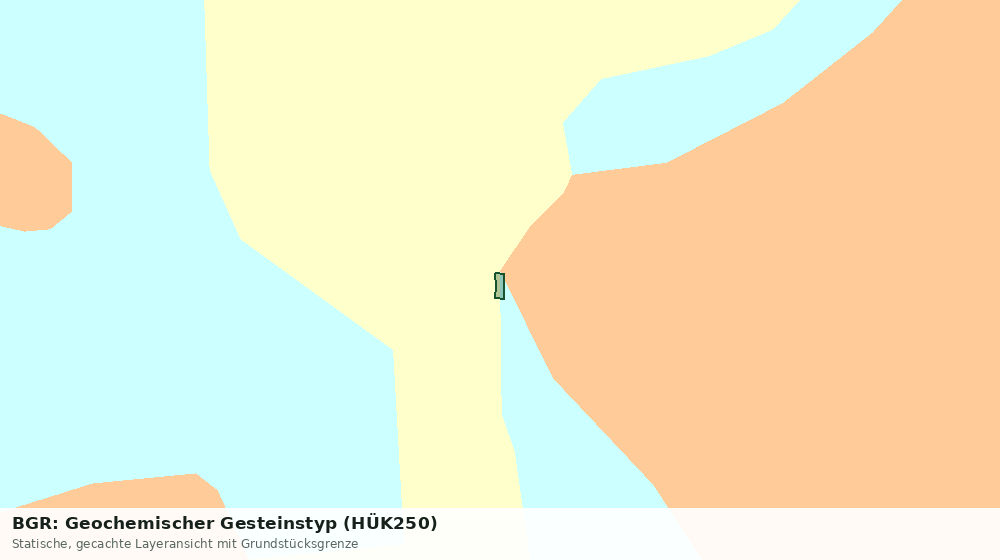 Statische Kartenansicht: BGR: Geochemischer Gesteinstyp (HÜK250)