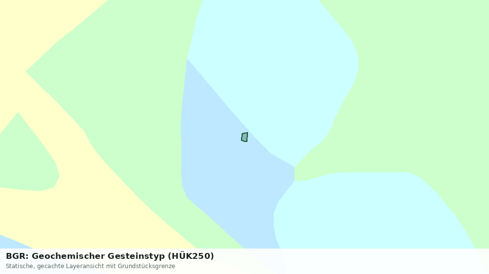 Statische Kartenansicht: BGR: Geochemischer Gesteinstyp (HÜK250)