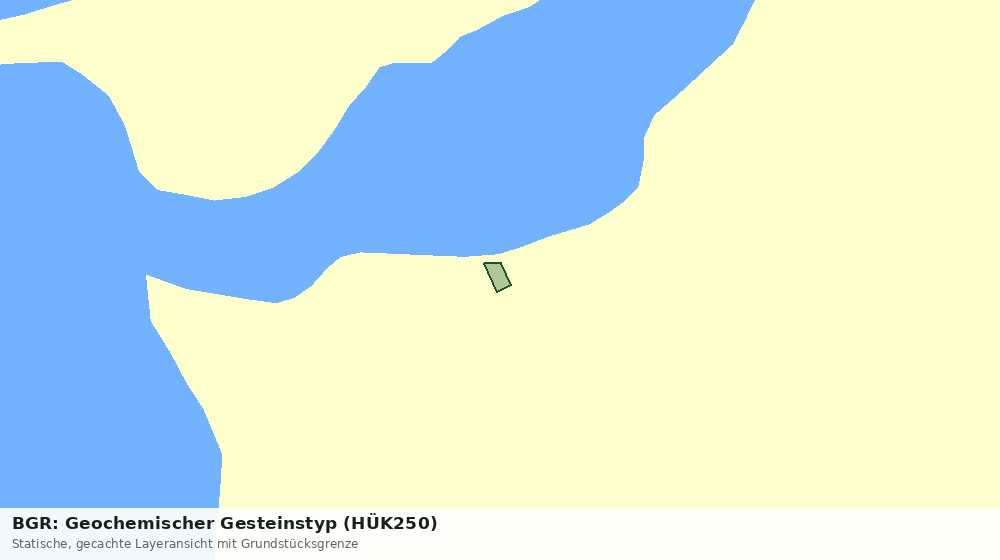 Statische Kartenansicht: BGR: Geochemischer Gesteinstyp (HÜK250)