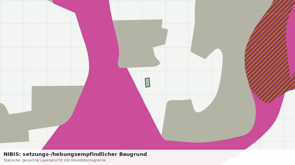 Statische Kartenansicht: NIBIS: setzungs-/hebungsempfindlicher Baugrund