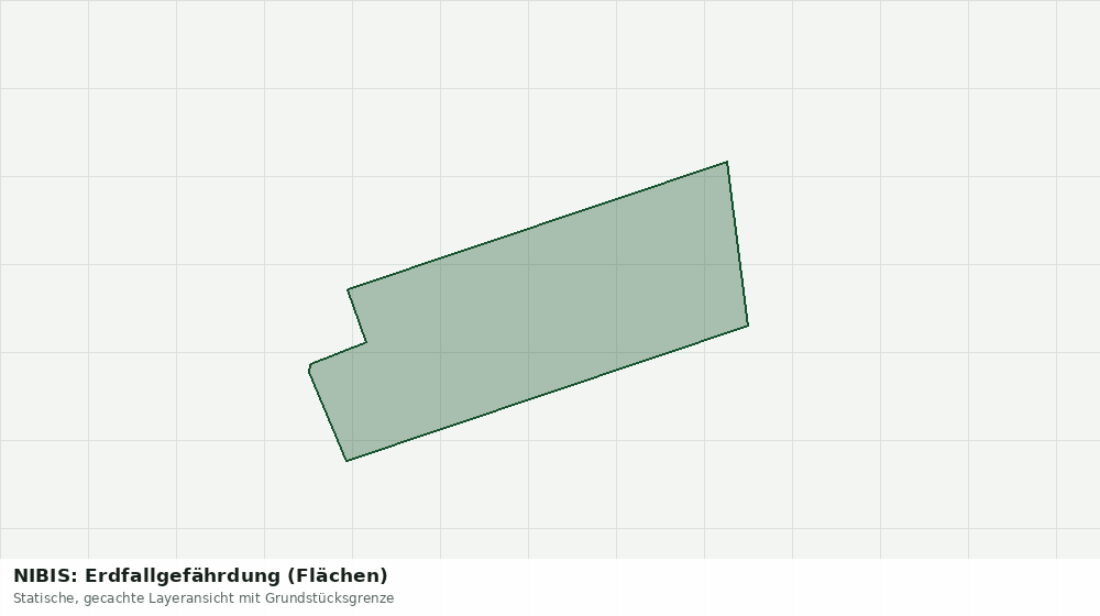 Statische Kartenansicht: NIBIS: Erdfallgefährdung (Flächen)