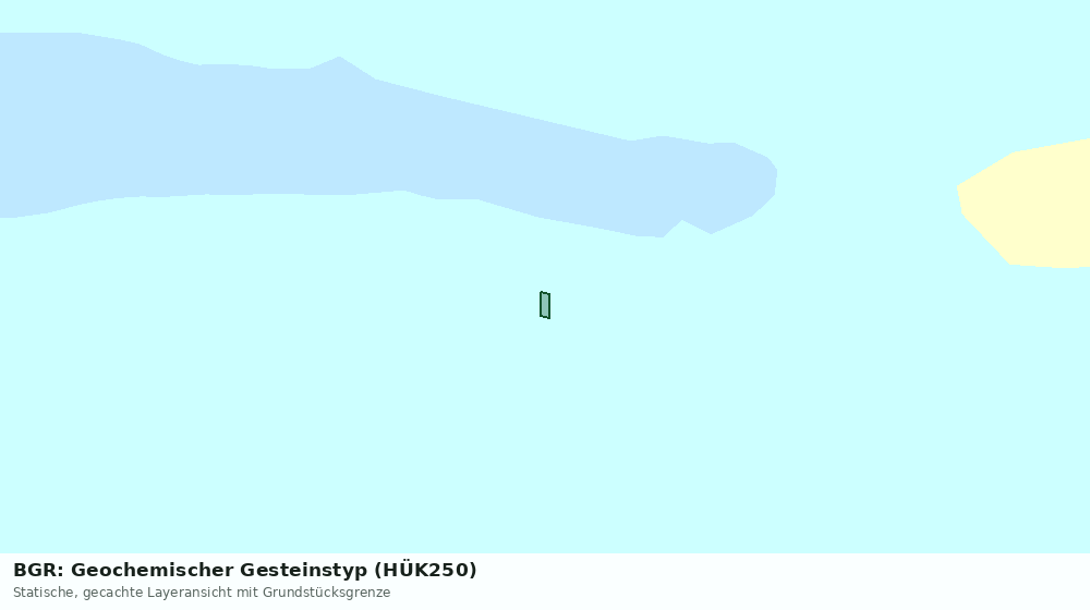 Statische Kartenansicht: BGR: Geochemischer Gesteinstyp (HÜK250)