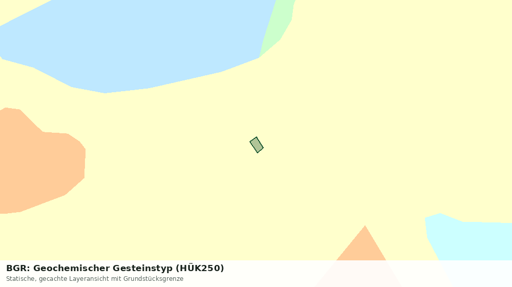 Statische Kartenansicht: BGR: Geochemischer Gesteinstyp (HÜK250)