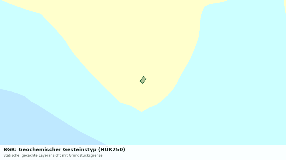 Statische Kartenansicht: BGR: Geochemischer Gesteinstyp (HÜK250)