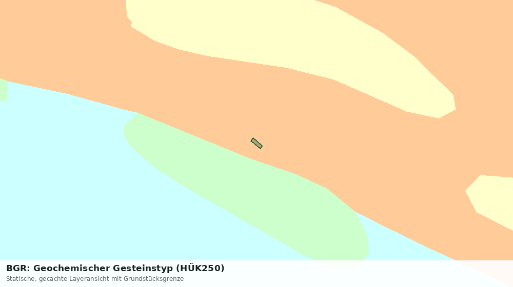 Statische Kartenansicht: BGR: Geochemischer Gesteinstyp (HÜK250)