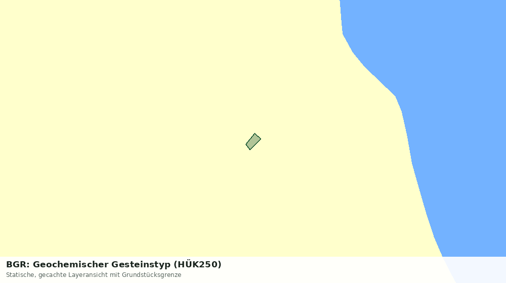 Statische Kartenansicht: BGR: Geochemischer Gesteinstyp (HÜK250)