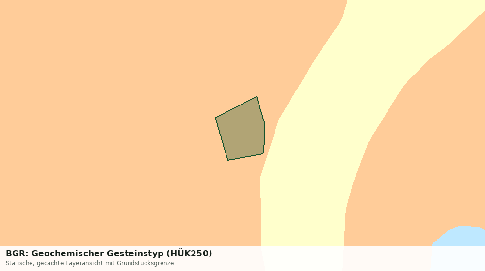 Statische Kartenansicht: BGR: Geochemischer Gesteinstyp (HÜK250)