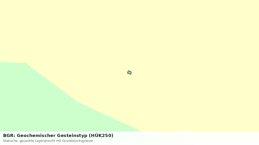 Statische Kartenansicht: BGR: Geochemischer Gesteinstyp (HÜK250)
