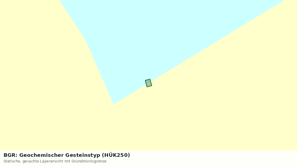 Statische Kartenansicht: BGR: Geochemischer Gesteinstyp (HÜK250)