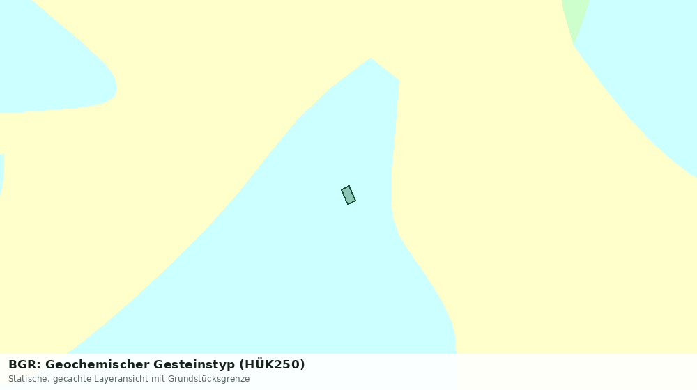 Statische Kartenansicht: BGR: Geochemischer Gesteinstyp (HÜK250)