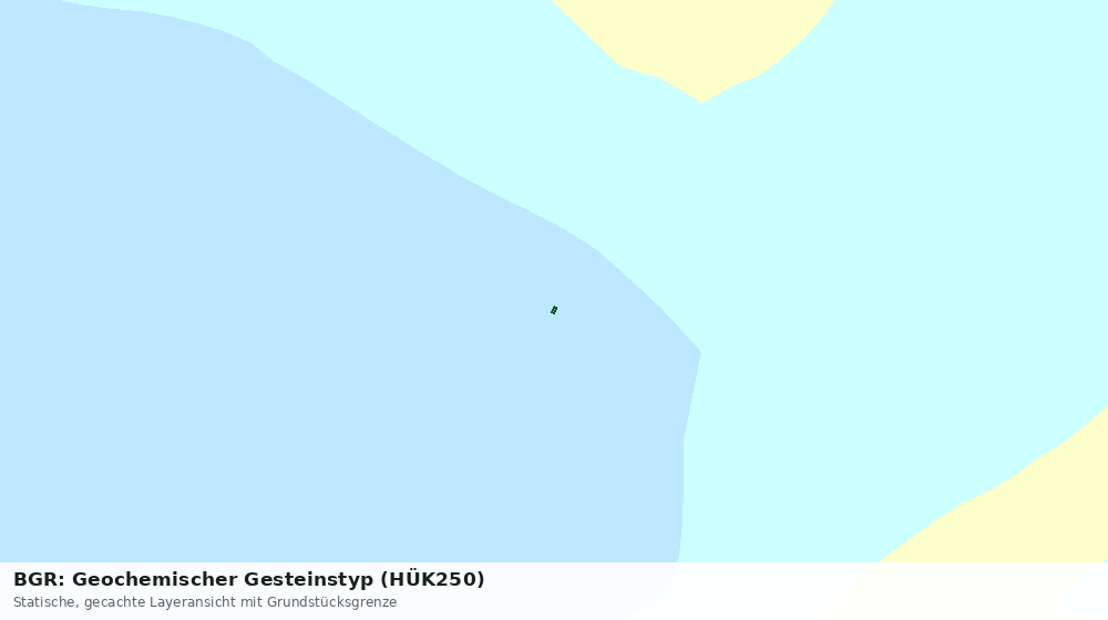 Statische Kartenansicht: BGR: Geochemischer Gesteinstyp (HÜK250)