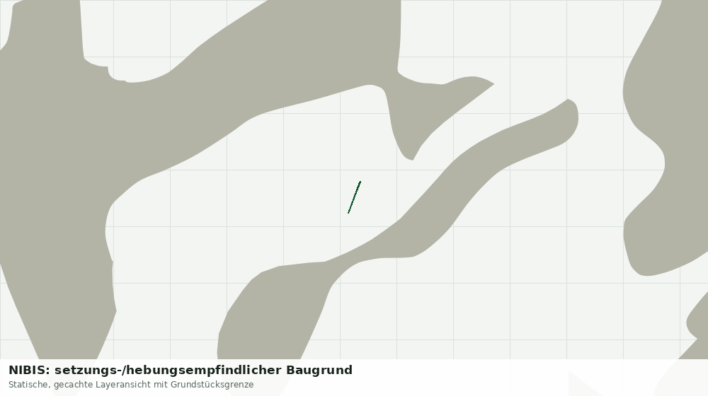 Statische Kartenansicht: NIBIS: setzungs-/hebungsempfindlicher Baugrund