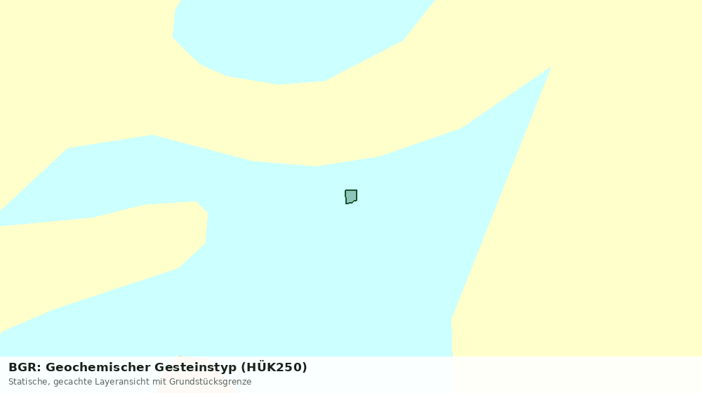 Statische Kartenansicht: BGR: Geochemischer Gesteinstyp (HÜK250)