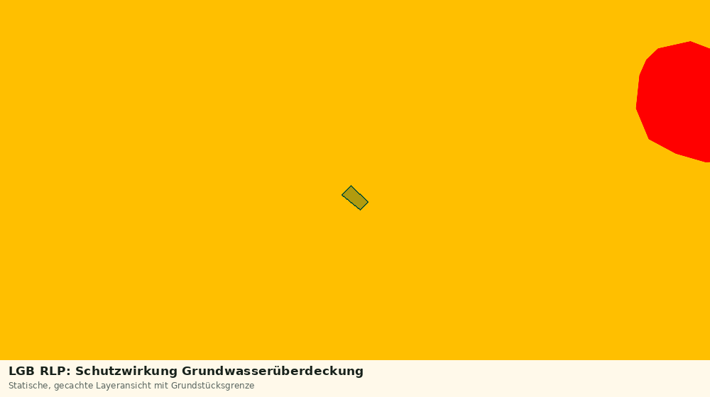 Statische Kartenansicht: LGB RLP: Schutzwirkung Grundwasserüberdeckung