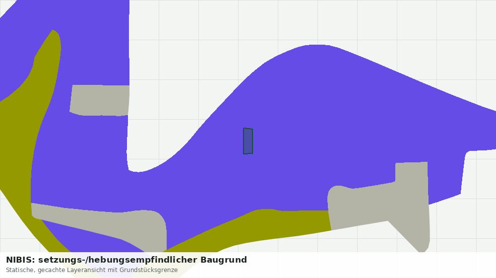 Statische Kartenansicht: NIBIS: setzungs-/hebungsempfindlicher Baugrund