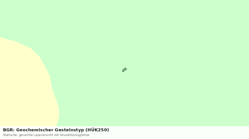 Statische Kartenansicht: BGR: Geochemischer Gesteinstyp (HÜK250)