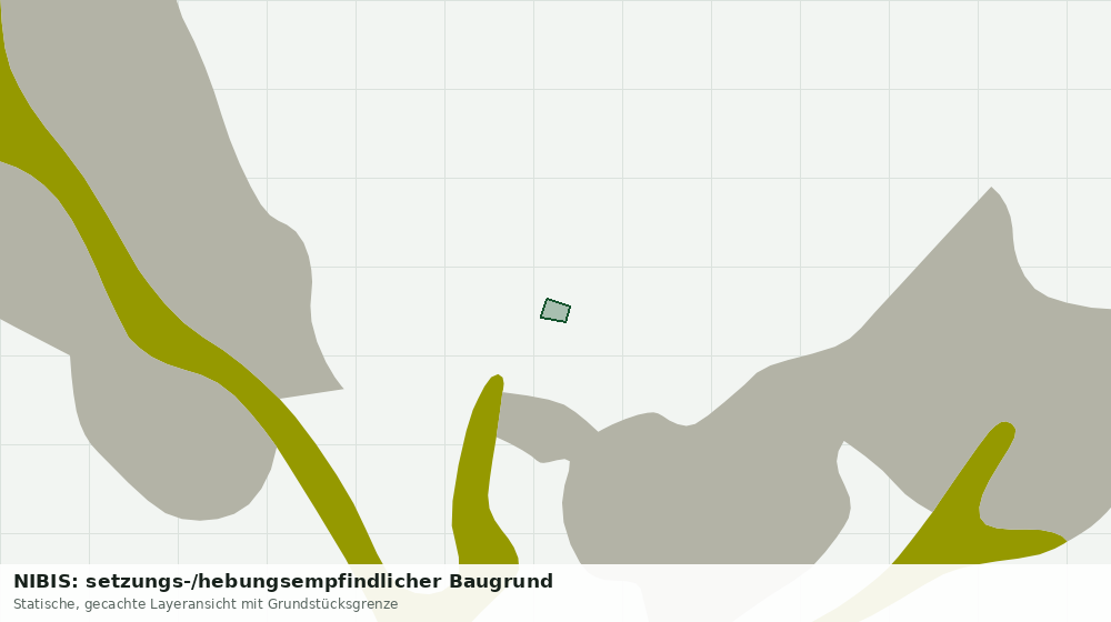 Statische Kartenansicht: NIBIS: setzungs-/hebungsempfindlicher Baugrund