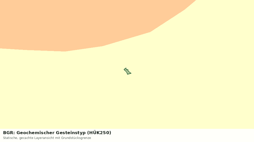 Statische Kartenansicht: BGR: Geochemischer Gesteinstyp (HÜK250)