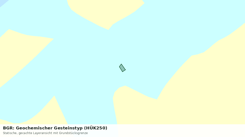 Statische Kartenansicht: BGR: Geochemischer Gesteinstyp (HÜK250)