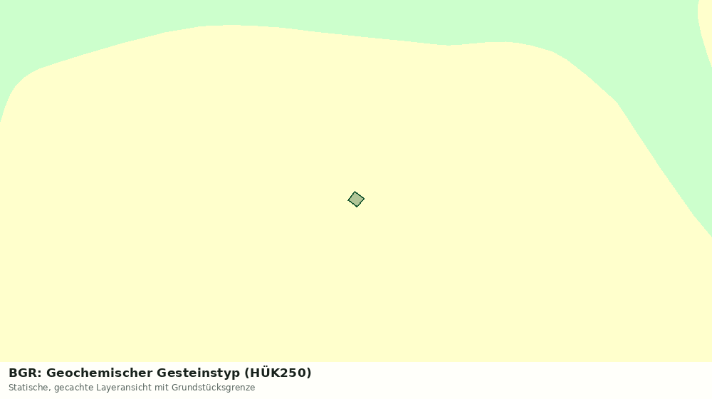 Statische Kartenansicht: BGR: Geochemischer Gesteinstyp (HÜK250)