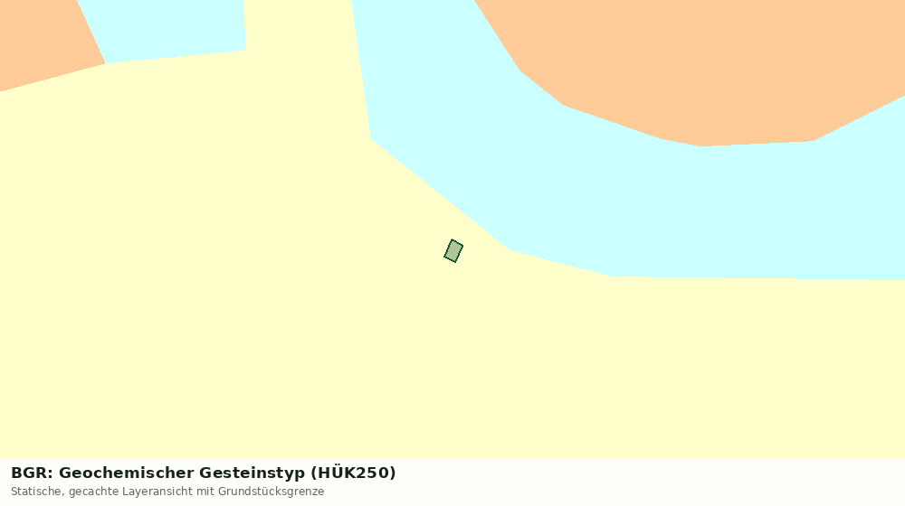 Statische Kartenansicht: BGR: Geochemischer Gesteinstyp (HÜK250)