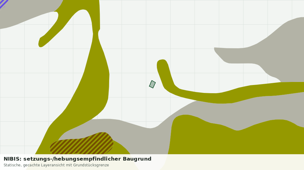 Statische Kartenansicht: NIBIS: setzungs-/hebungsempfindlicher Baugrund