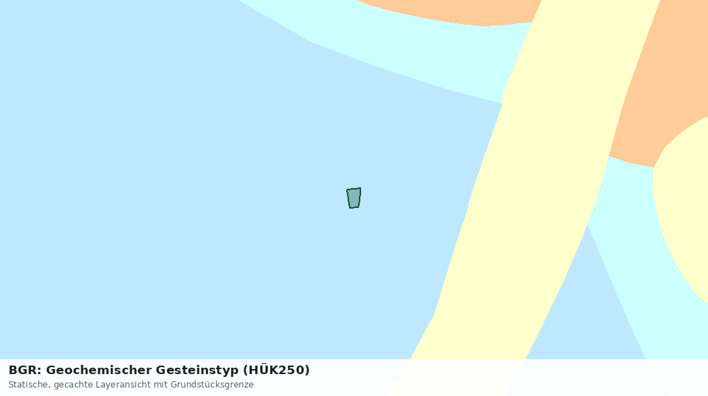Statische Kartenansicht: BGR: Geochemischer Gesteinstyp (HÜK250)