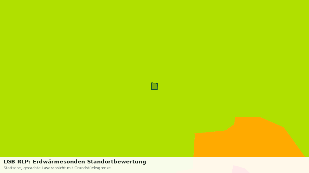 Statische Kartenansicht: LGB RLP: Erdwärmesonden Standortbewertung