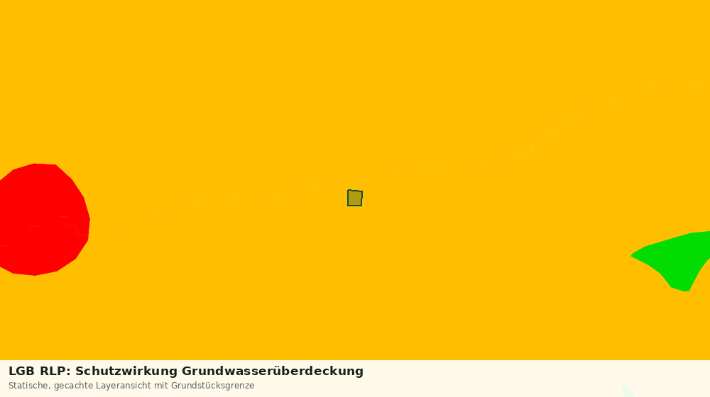Statische Kartenansicht: LGB RLP: Schutzwirkung Grundwasserüberdeckung