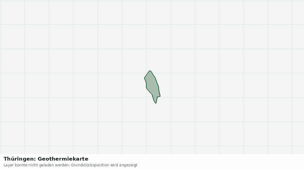 Statische Kartenansicht: Thüringen: Geothermiekarte