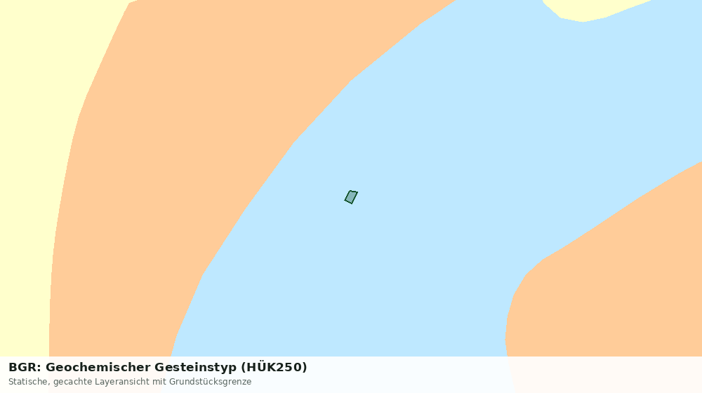 Statische Kartenansicht: BGR: Geochemischer Gesteinstyp (HÜK250)
