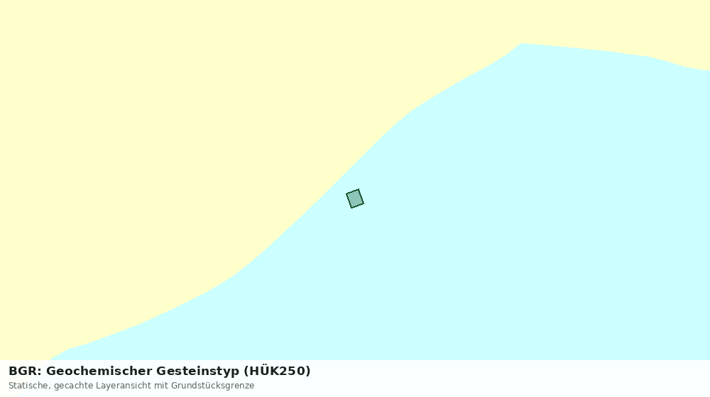Statische Kartenansicht: BGR: Geochemischer Gesteinstyp (HÜK250)