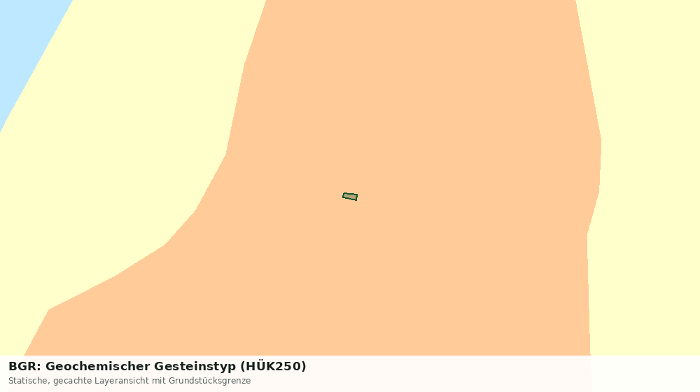 Statische Kartenansicht: BGR: Geochemischer Gesteinstyp (HÜK250)