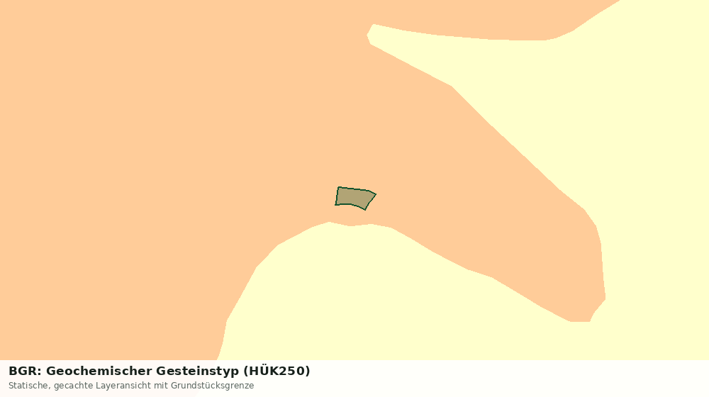 Statische Kartenansicht: BGR: Geochemischer Gesteinstyp (HÜK250)