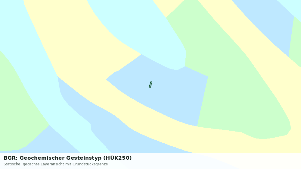 Statische Kartenansicht: BGR: Geochemischer Gesteinstyp (HÜK250)