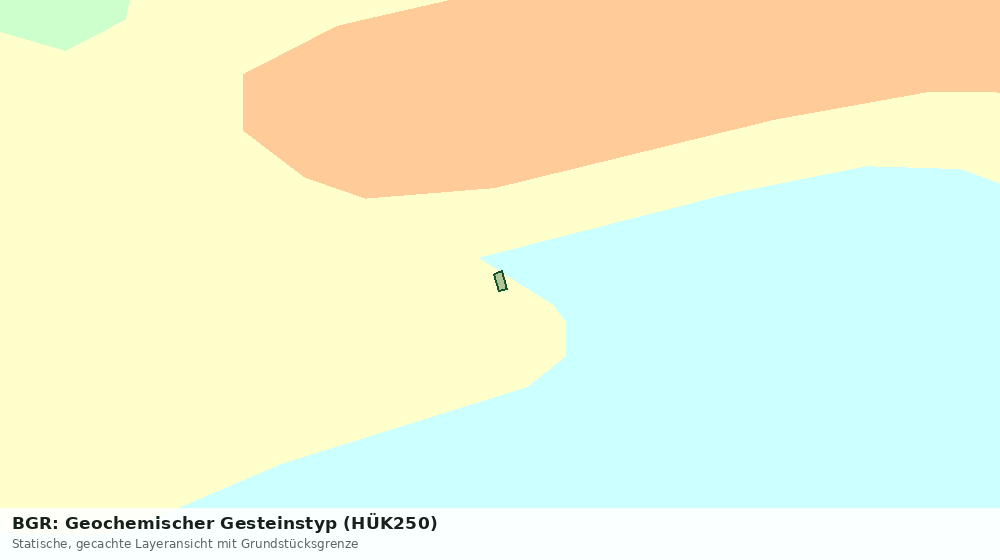 Statische Kartenansicht: BGR: Geochemischer Gesteinstyp (HÜK250)