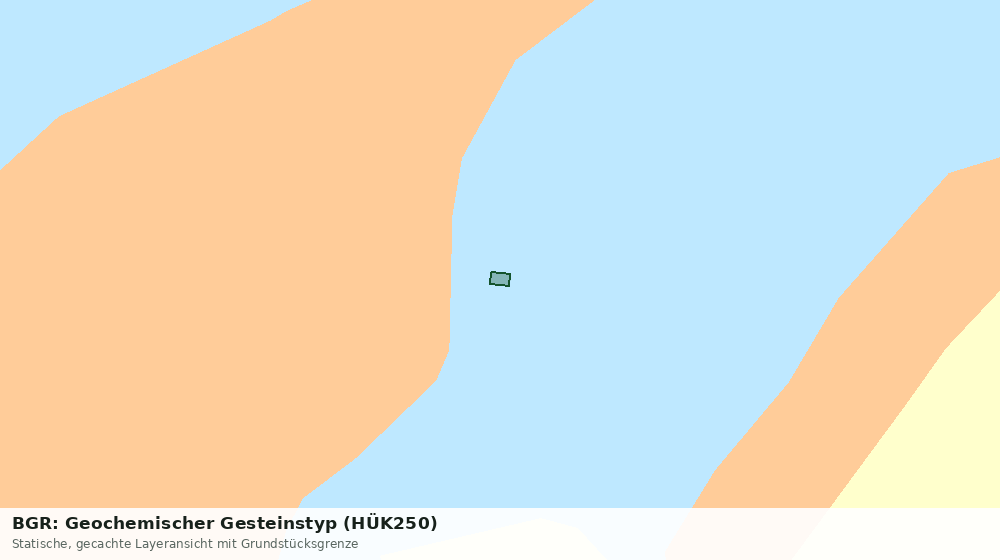 Statische Kartenansicht: BGR: Geochemischer Gesteinstyp (HÜK250)