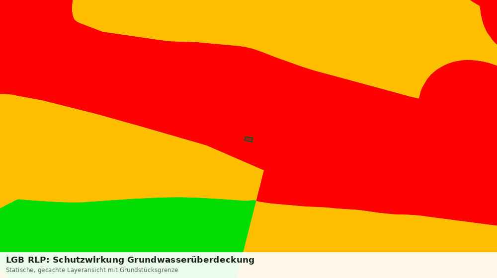Statische Kartenansicht: LGB RLP: Schutzwirkung Grundwasserüberdeckung