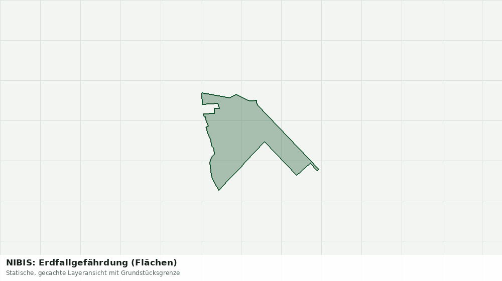 Statische Kartenansicht: NIBIS: Erdfallgefährdung (Flächen)