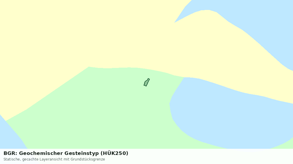 Statische Kartenansicht: BGR: Geochemischer Gesteinstyp (HÜK250)