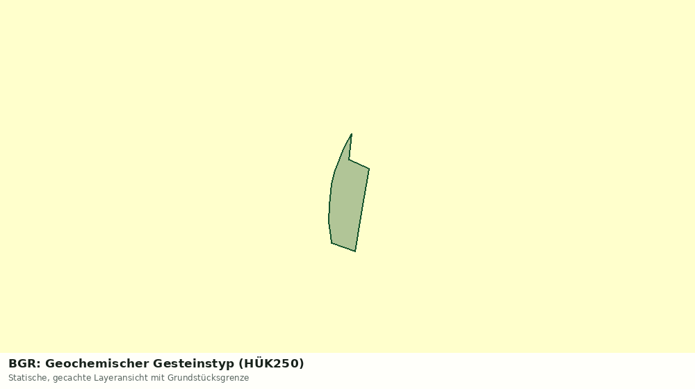 Statische Kartenansicht: BGR: Geochemischer Gesteinstyp (HÜK250)