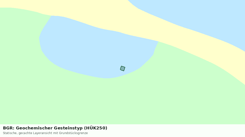 Statische Kartenansicht: BGR: Geochemischer Gesteinstyp (HÜK250)