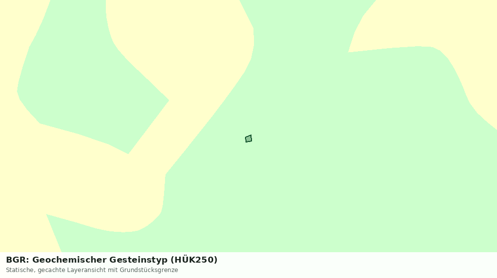 Statische Kartenansicht: BGR: Geochemischer Gesteinstyp (HÜK250)