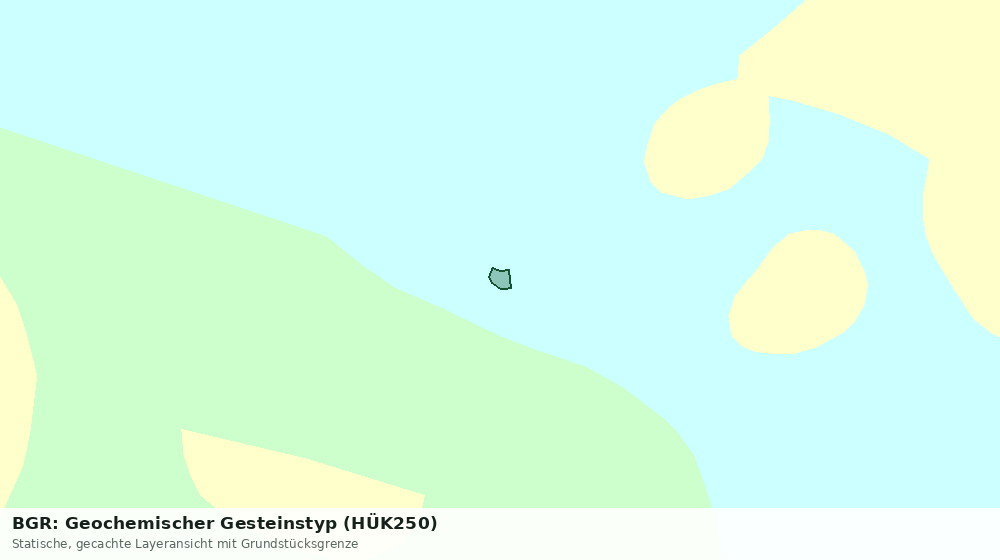 Statische Kartenansicht: BGR: Geochemischer Gesteinstyp (HÜK250)