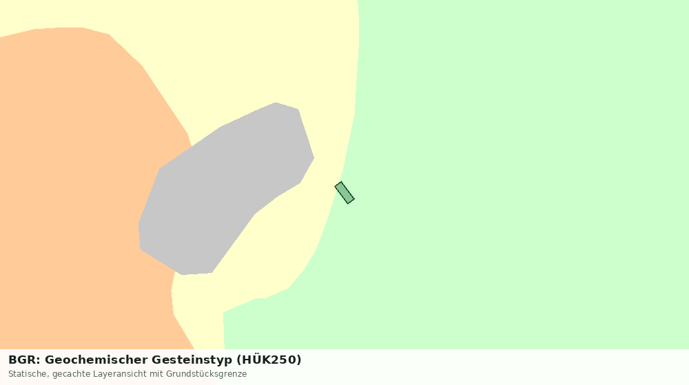 Statische Kartenansicht: BGR: Geochemischer Gesteinstyp (HÜK250)