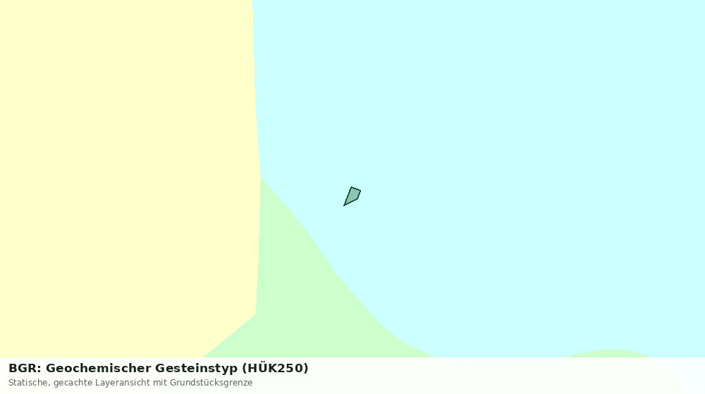 Statische Kartenansicht: BGR: Geochemischer Gesteinstyp (HÜK250)