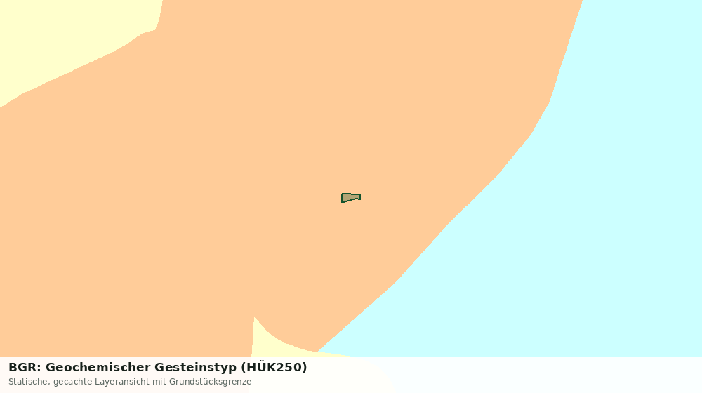 Statische Kartenansicht: BGR: Geochemischer Gesteinstyp (HÜK250)