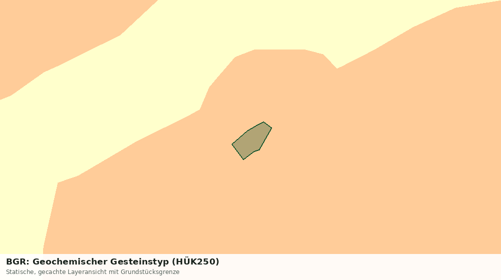 Statische Kartenansicht: BGR: Geochemischer Gesteinstyp (HÜK250)